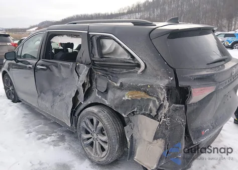 2022 Toyota Sienna Xse из США, поврежденный, VIN 5TDXRKEC2NS075371